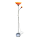 Globo floor reading lamp – Orange/yellow glass lampshades from the 1920s