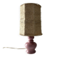 Bohemian lamp in ceramic and wool