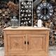 Renovated solid wood sideboard