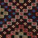 6X10 Bluw & Burgundy Handmade Vintage Kilim Rug, 181x295Cm
