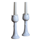 Pair tulip candlesticks