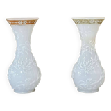 Pair of opaline vases early 20th century