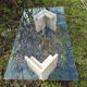 table basse design 1970 verre et travertin