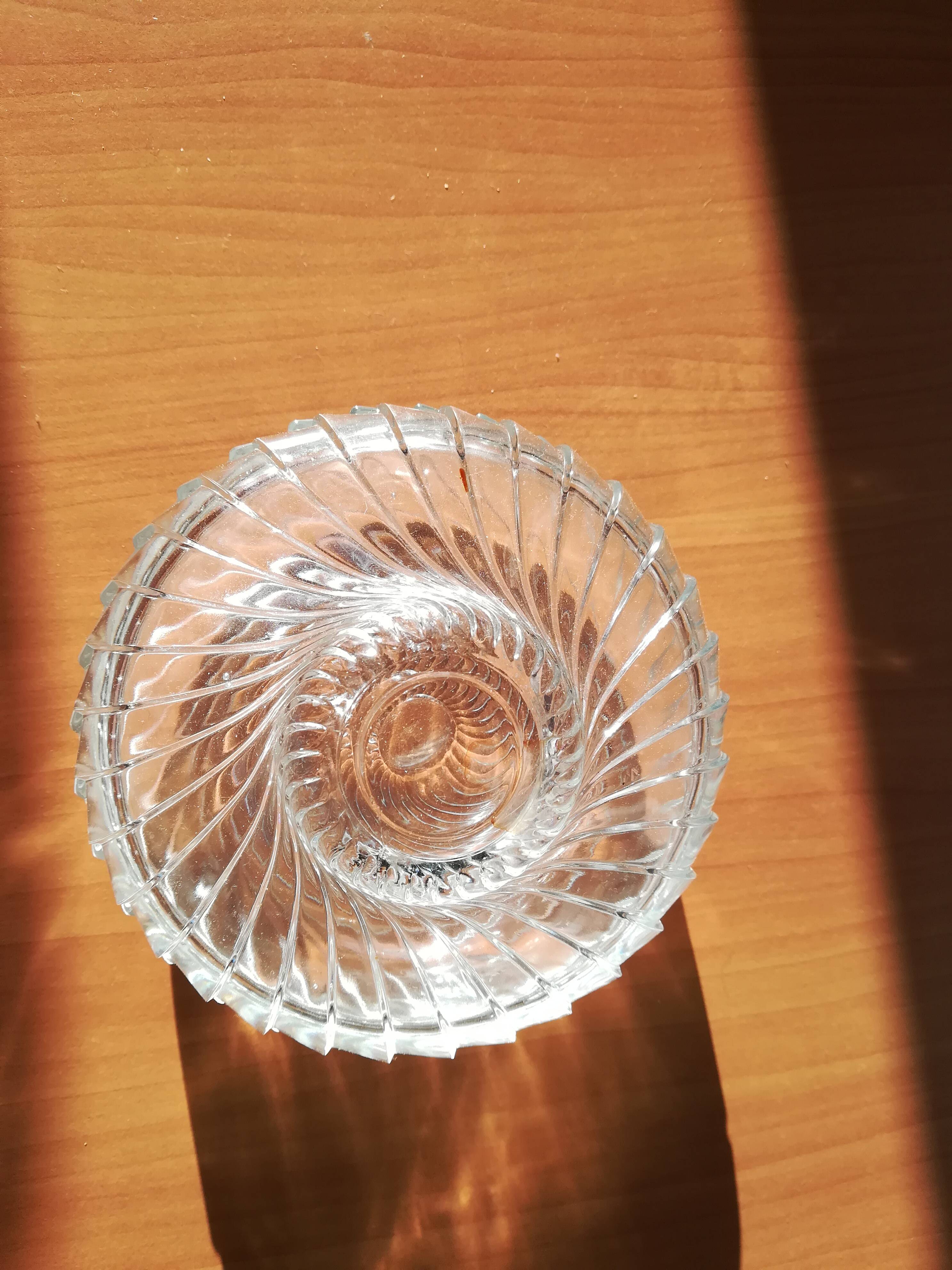 Twisted Glass Candy Bowl