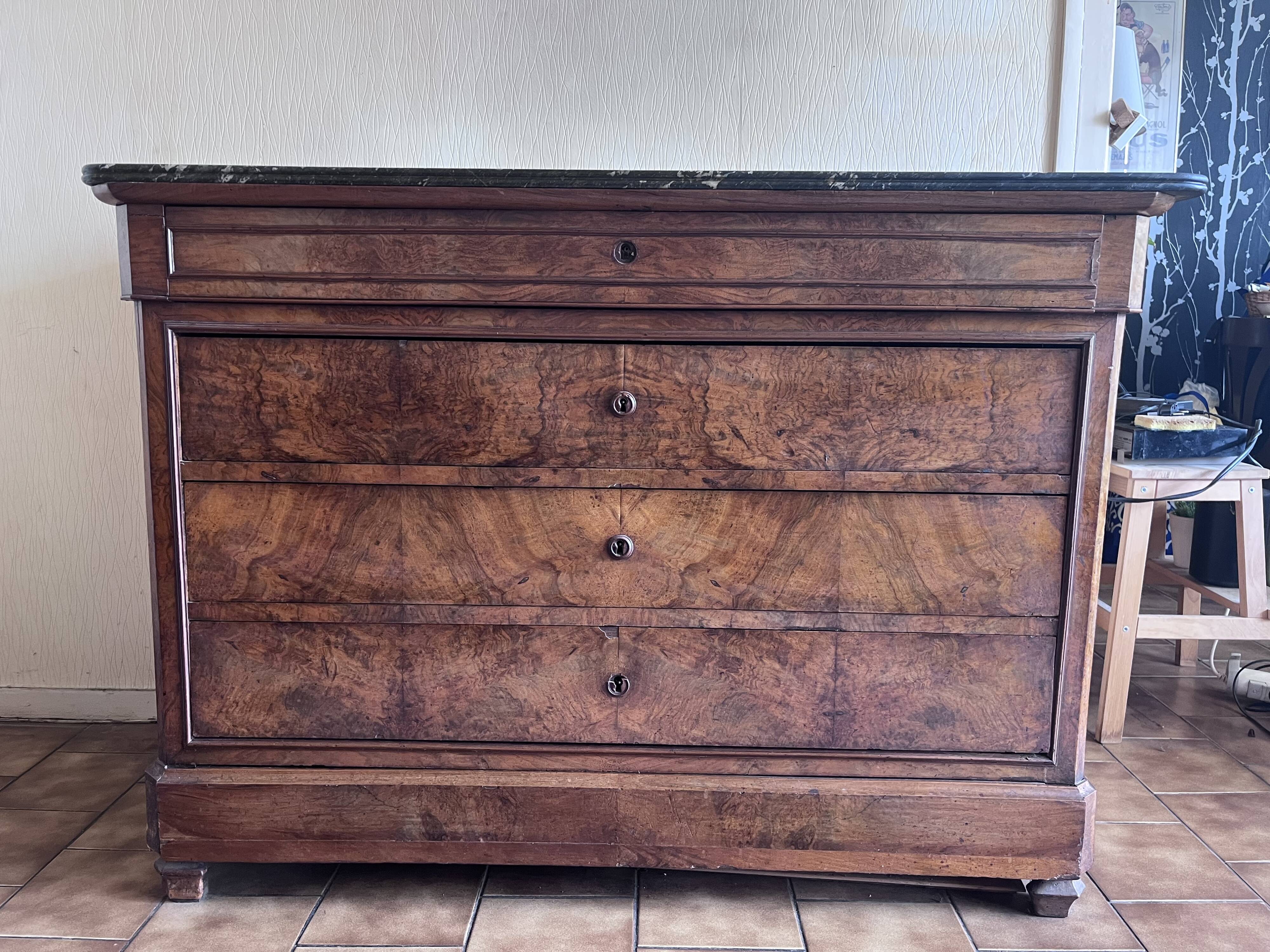 Commode ancienne Louis-Philippe