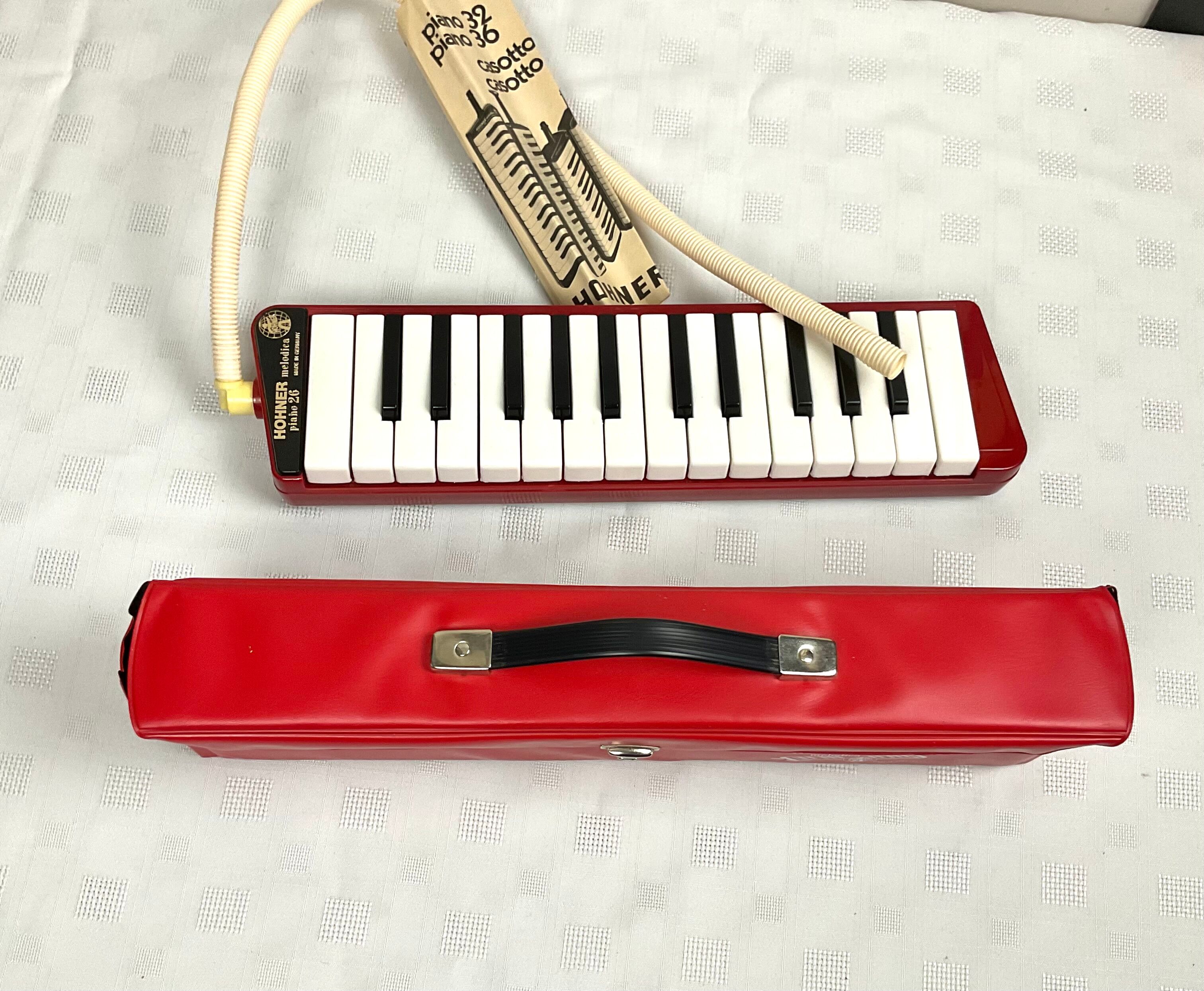 Vintage wind instrument Melodica Hohner piano 26