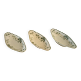 3 ironstone "Palmyre" Sarreguemines dishes