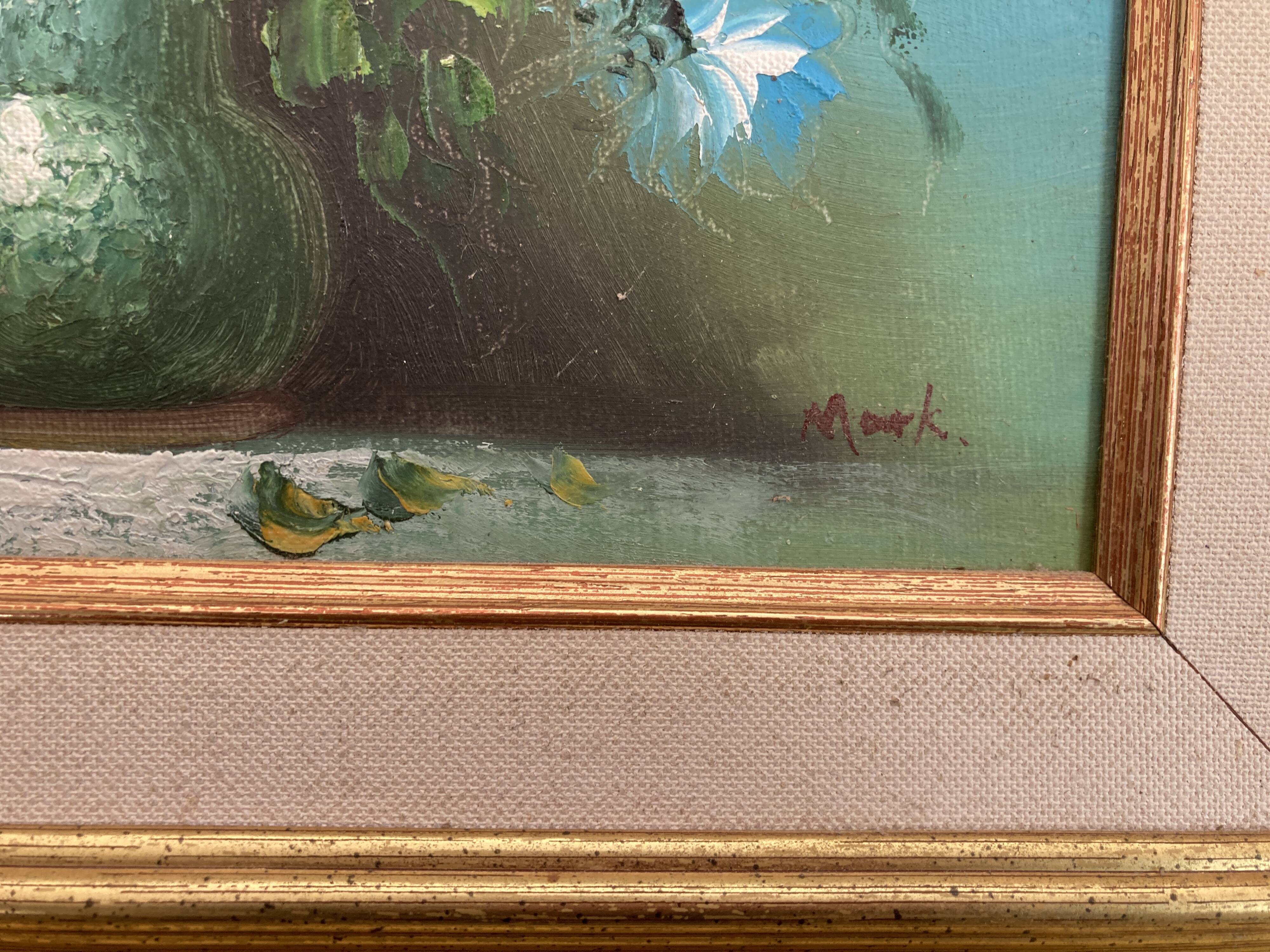 Floral still life painting