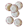 Set of 6 antique deep plates - Saint Amand Céranord