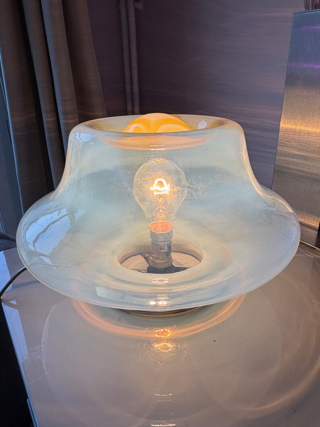 Vintage Murano glass table lamp