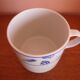 2 coffee or tea cups in porcelain deco seaside