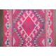 Tapis vintage turc en laine et coton noué à la main, années 1970