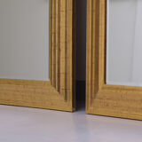 Deknudt gold wall mirror 1970s regency