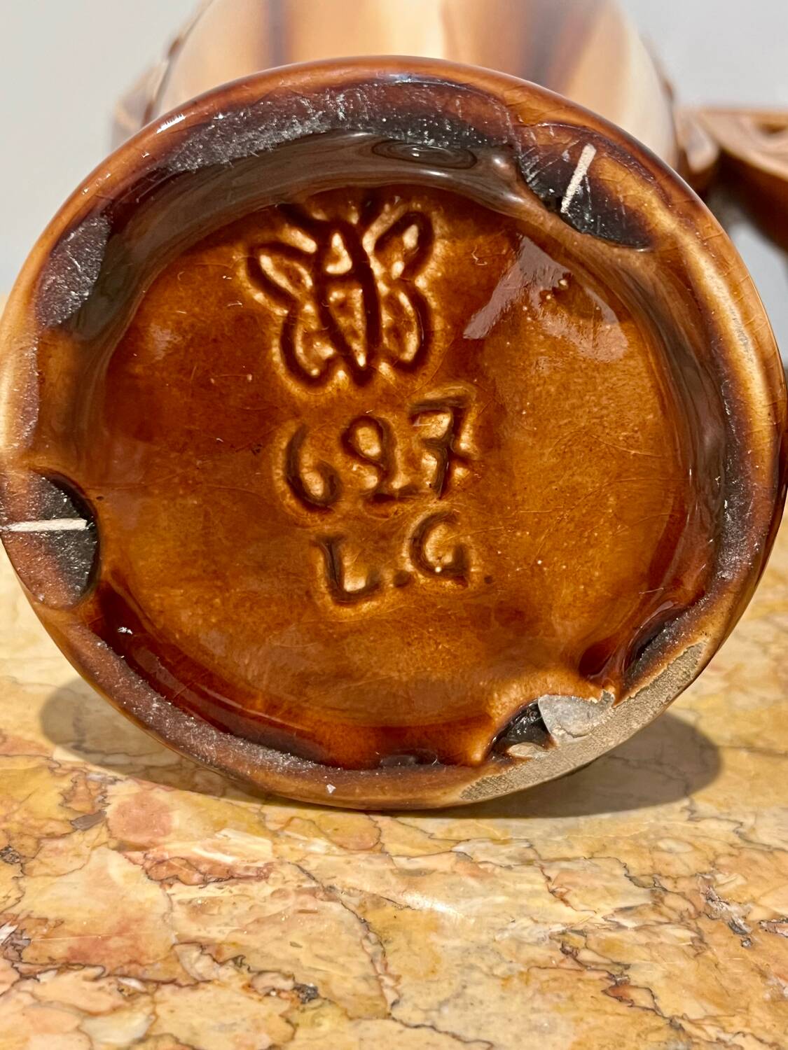 Pair of louis gueulle vases