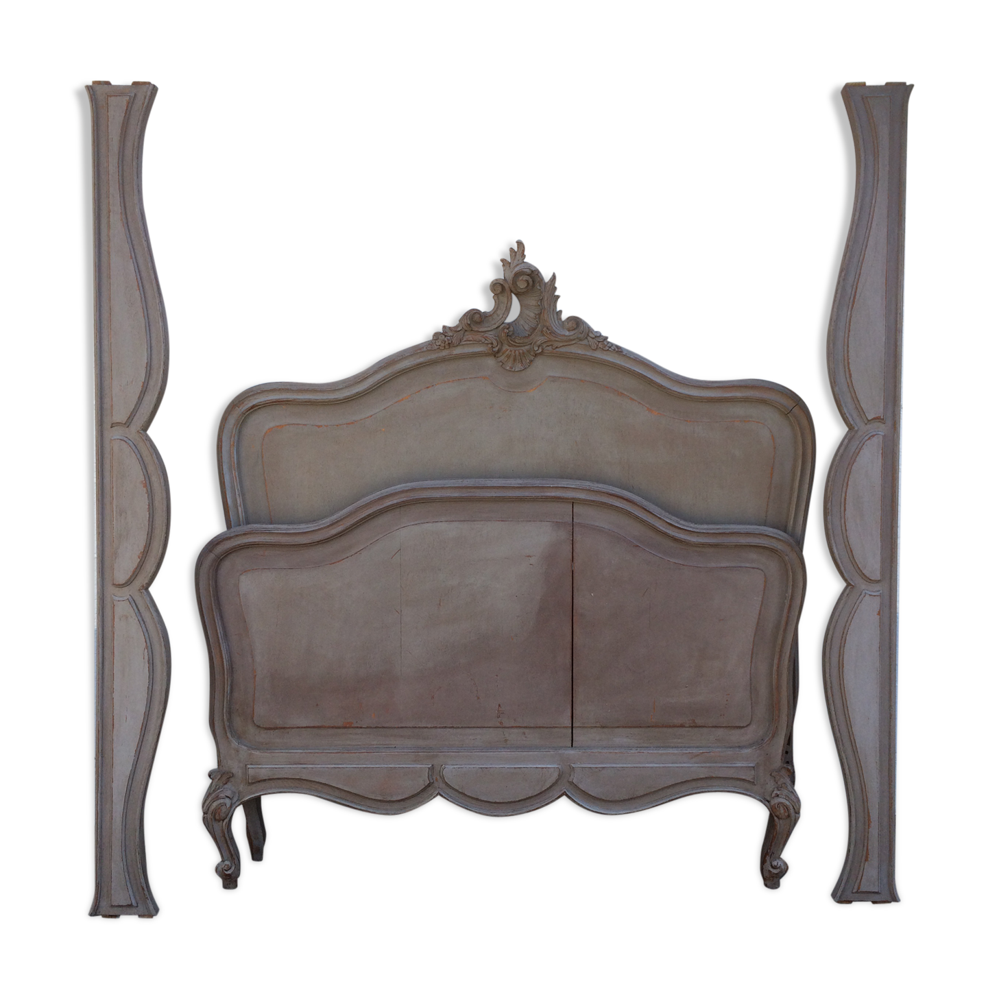 Old bed Louis XV oak