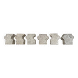 Set of cracked mini-vases