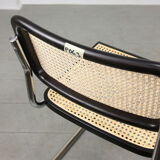 Vintage black B32 Cesca Chair by Marcel Breuer, 80s