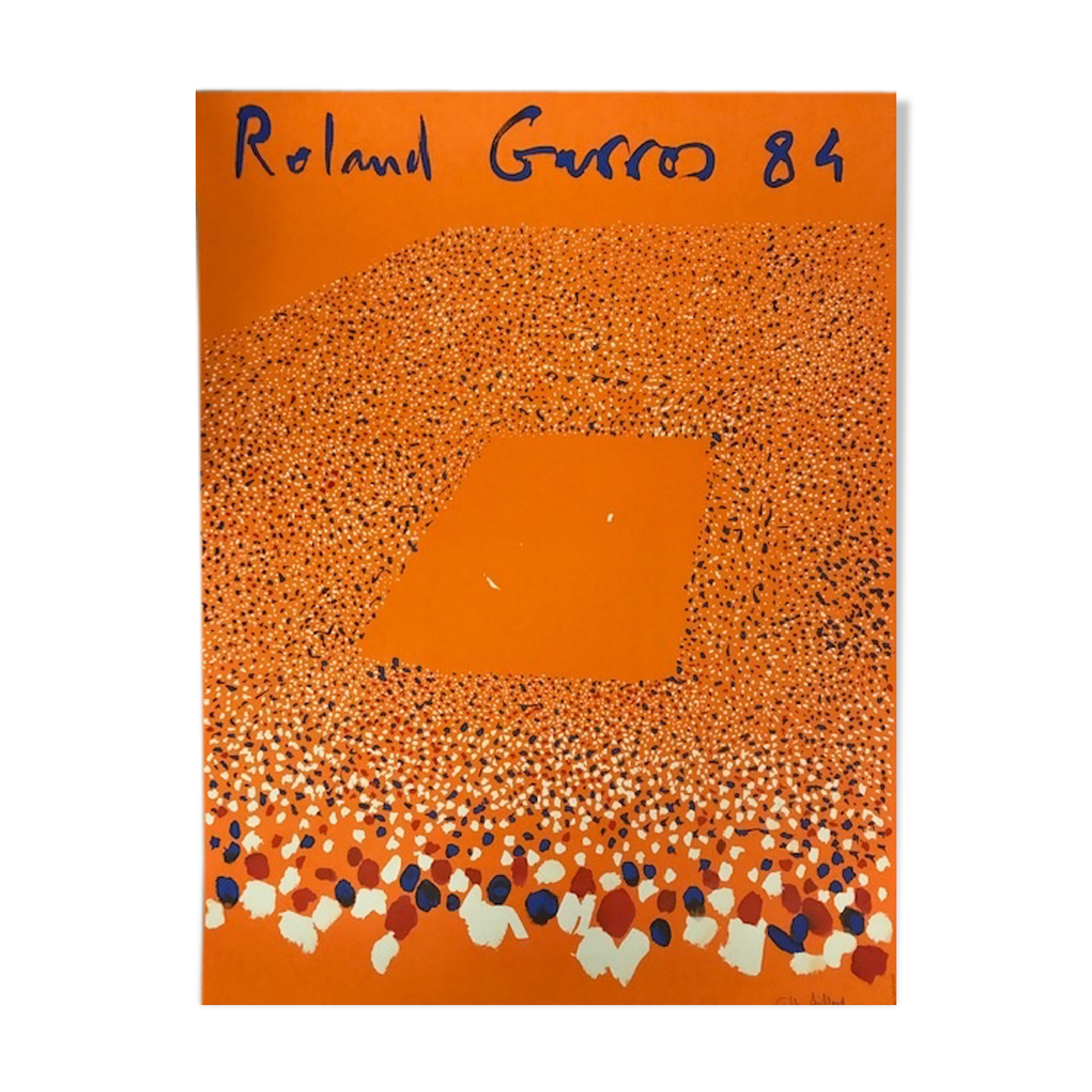 Official Roland Garros poster 1984