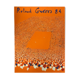 Official Roland Garros poster 1984