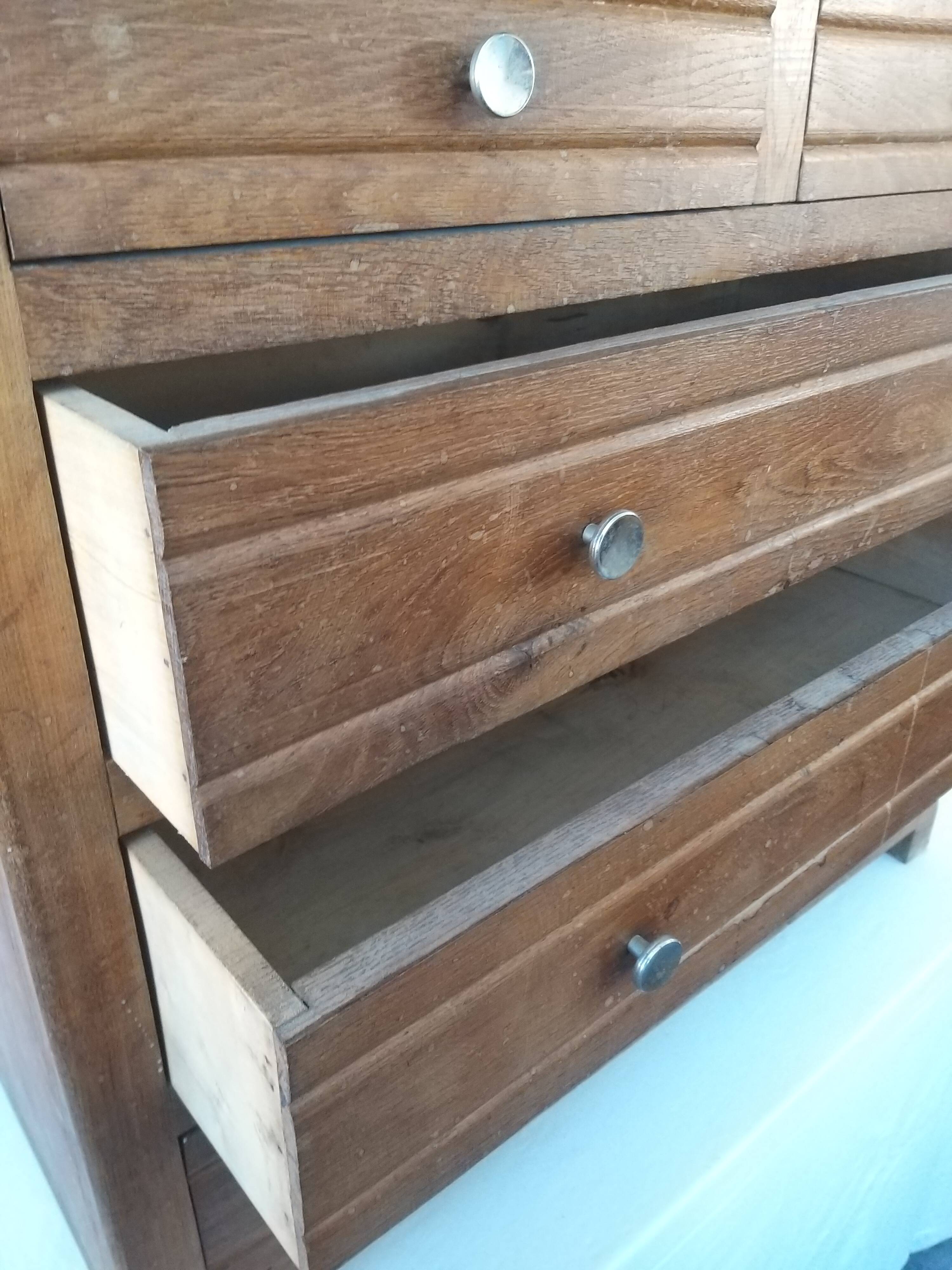 Commode 5 tiroirs en chêne