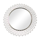Round mirror flower vintage metal