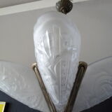 Lustre art deco Val saint Lambert