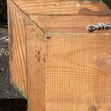 Miroir en bois et stuc doré