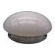 Vintage ceiling light in opaline and chrome metal
