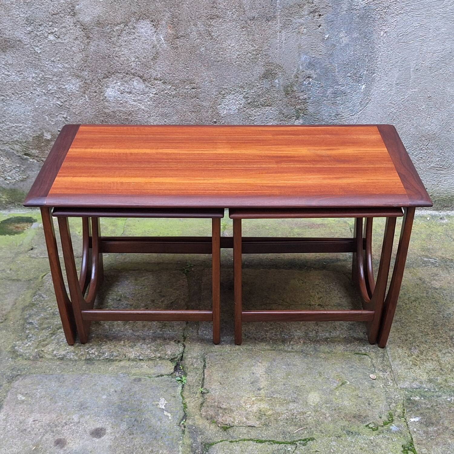 GPlan nesting tables in teak from the 1960s.