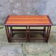 GPlan nesting tables in teak from the 1960s.