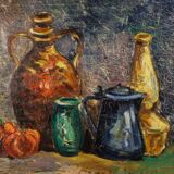 Peinture de nature morte italienne de style impressionniste