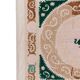 Hand knotted rug, vintage Turkish rug 125x132 cm