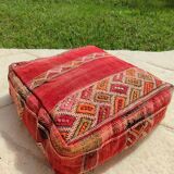 Pouf berbère style kilim