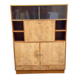 Scandinavian glass sideboard from the 60s