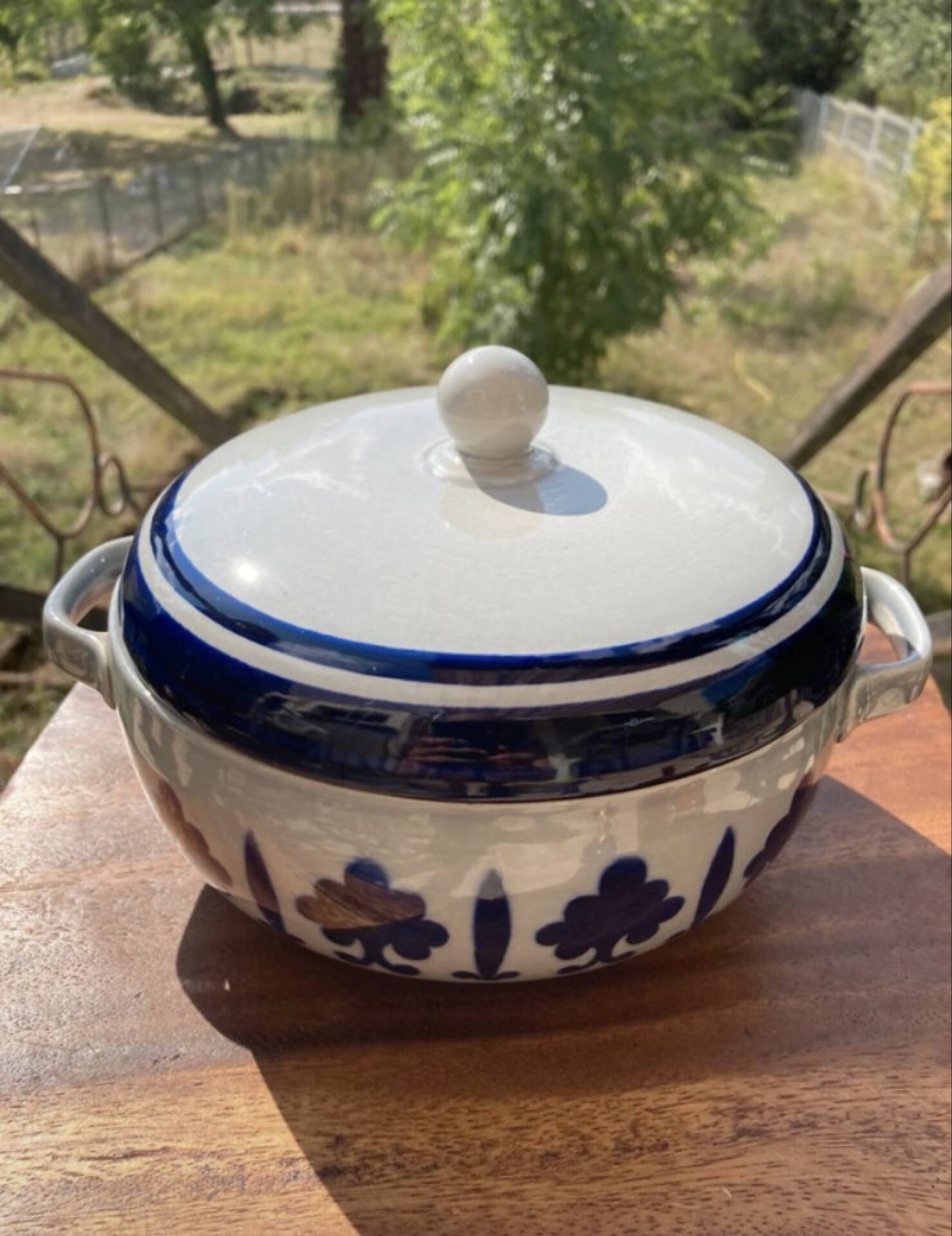 Boch La Louvière Soup Tureen - Baltic