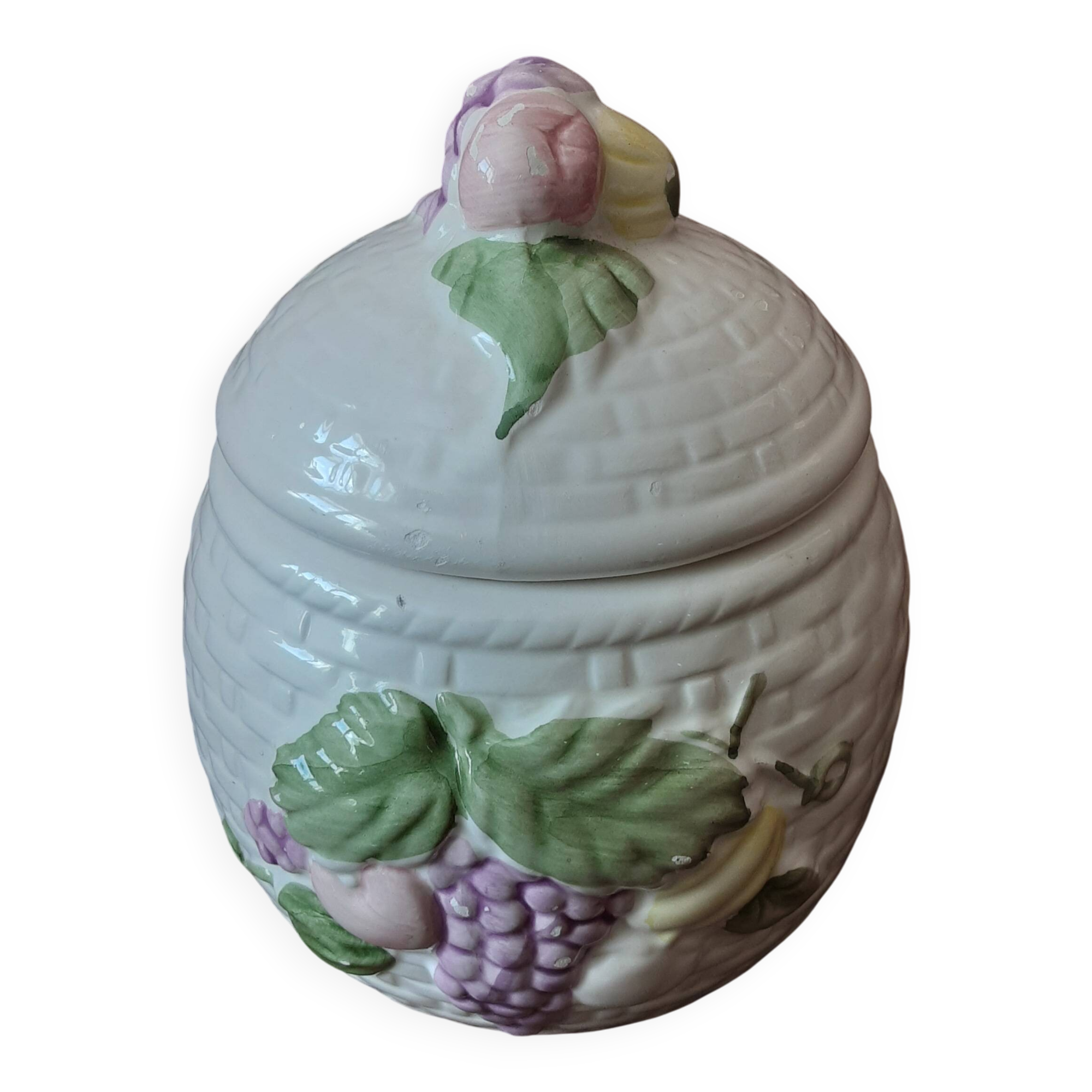 Bonbonnière  style  barbotine