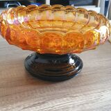 Glass compote bowl