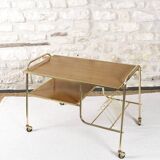 Vintage vinyl holder trolley