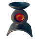 Monastic iron candle holder signed Taizé