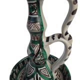 Ceramic candle holder signed