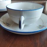 Two Salins earthenware lunch cups