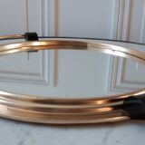 50s brass mirror top
