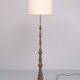 Lampadaire néo-baroque en laiton massif France Années 1950
