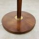 Scandinavian teak and brass floor lamp, 1960s
