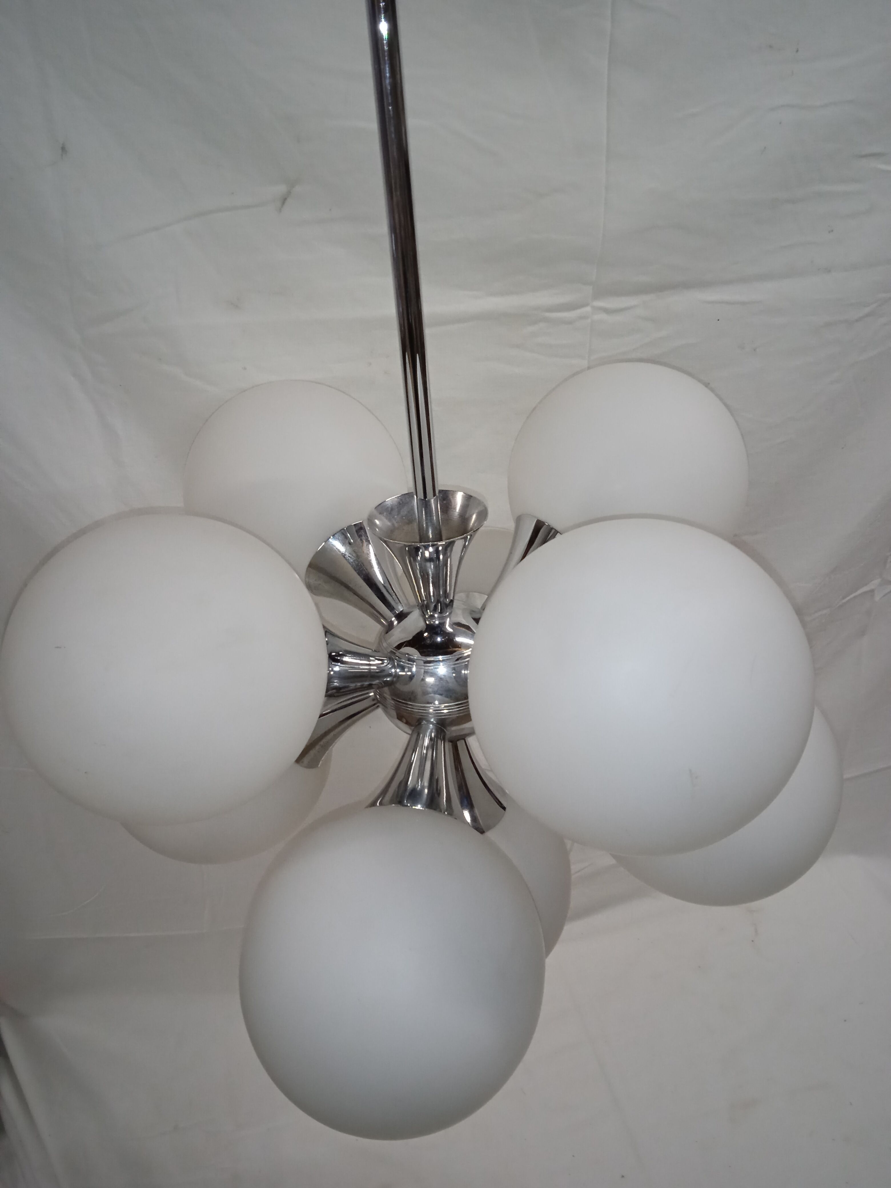 Lamp Sputnik chrome metal
