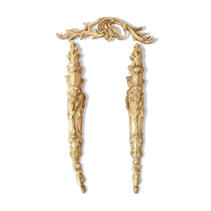 2 ornements et fronton - antique