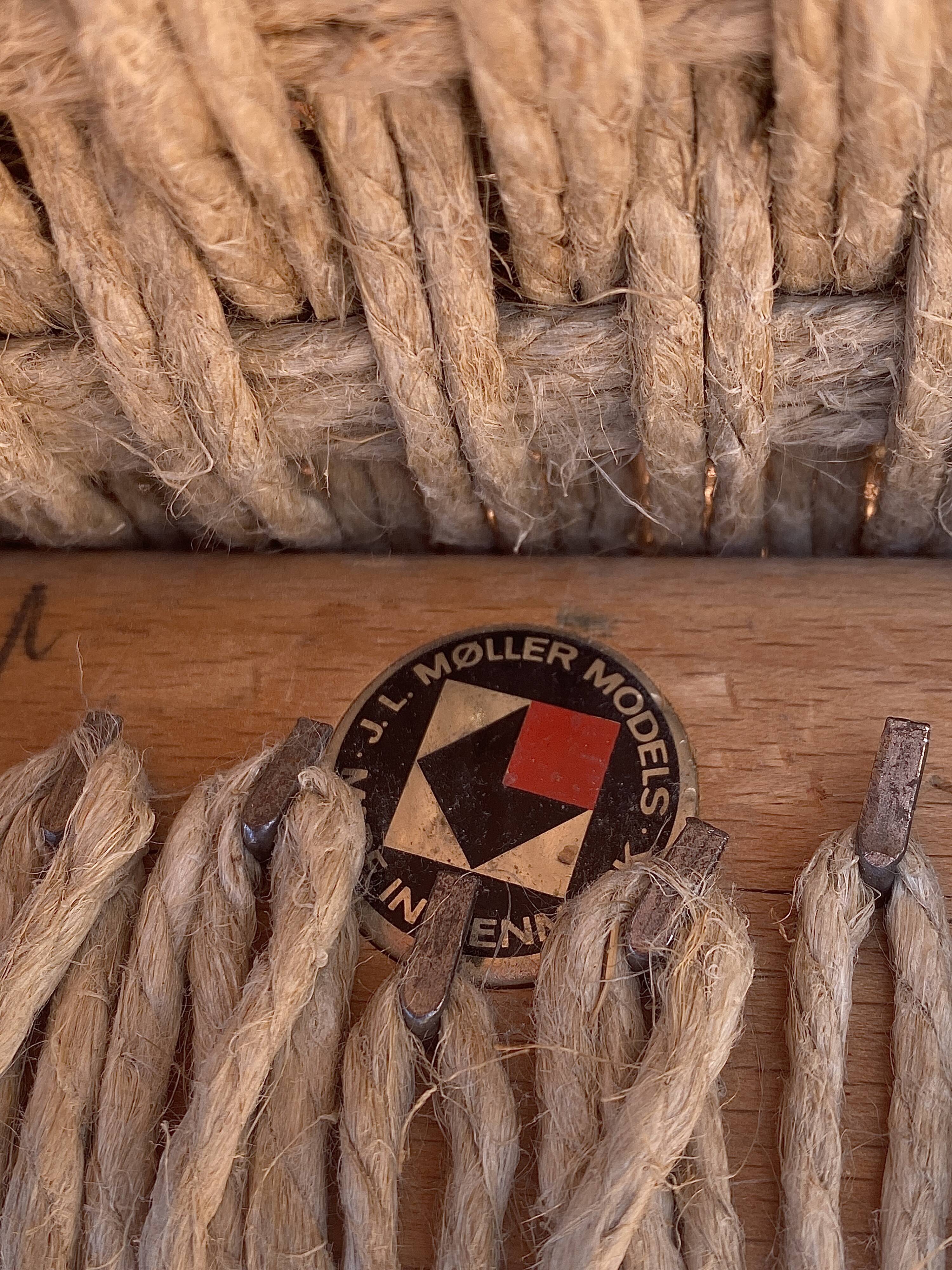 4 chairs série 71 by Niels Otto Moller for j l moller