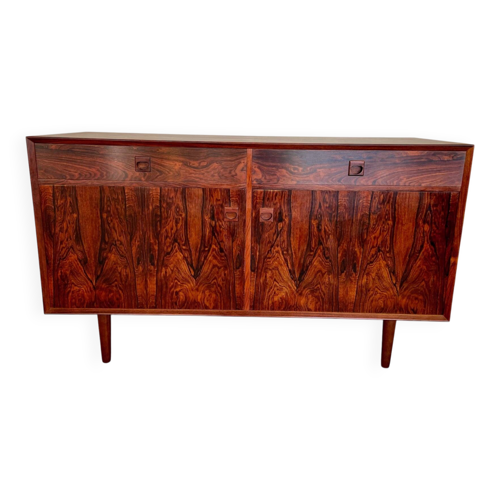 Buffet en palissandre danois vintage rétro des années 1960 par Brouers.