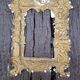Old brass frame