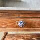 Antique solid wood dressing table with marble top